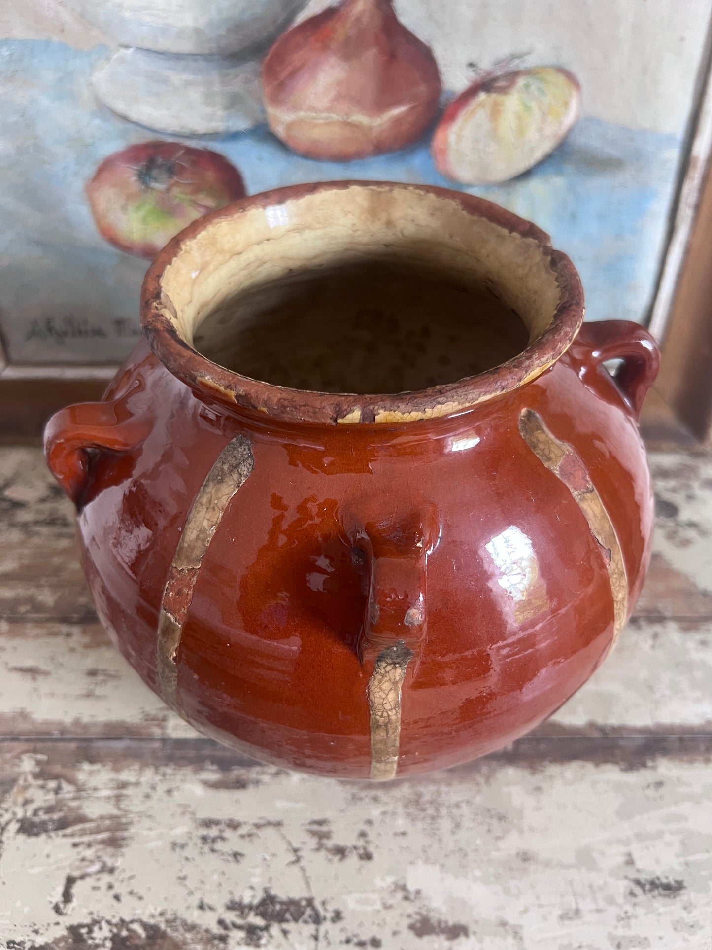 Very Rare Perigord 19th Century Confit Pot