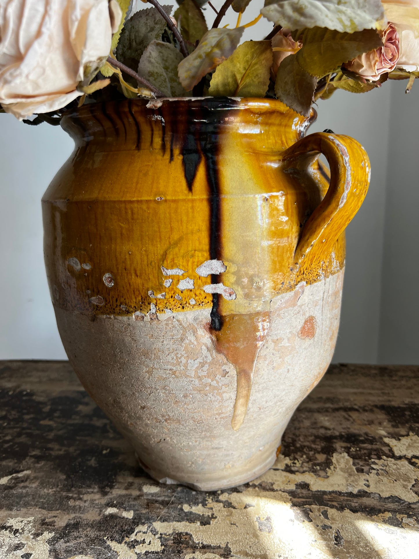 Huge French 19th Century Confit Pot 32 cm tall