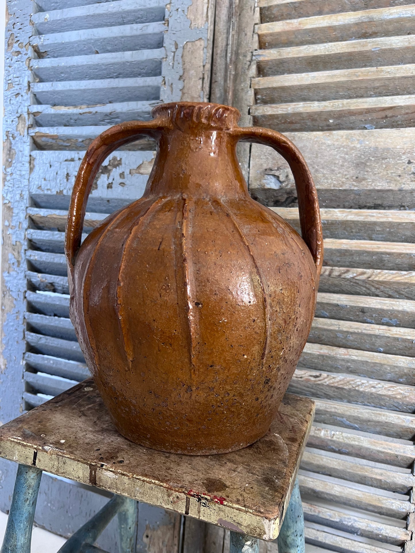 French 18th / 19th Century Large Walnut Oil Pot