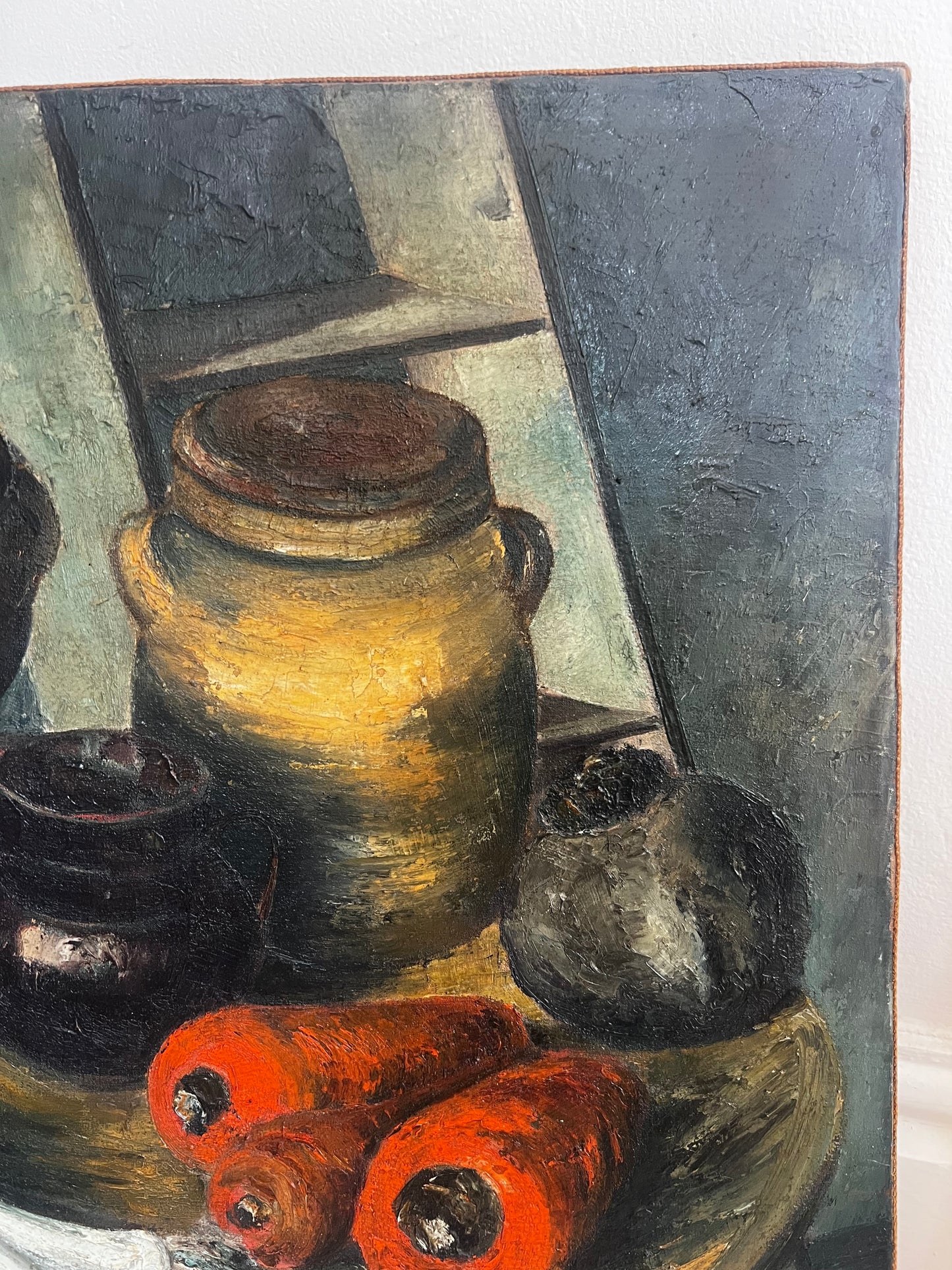 Superb French Large Still Life Oil Painting On Canvas