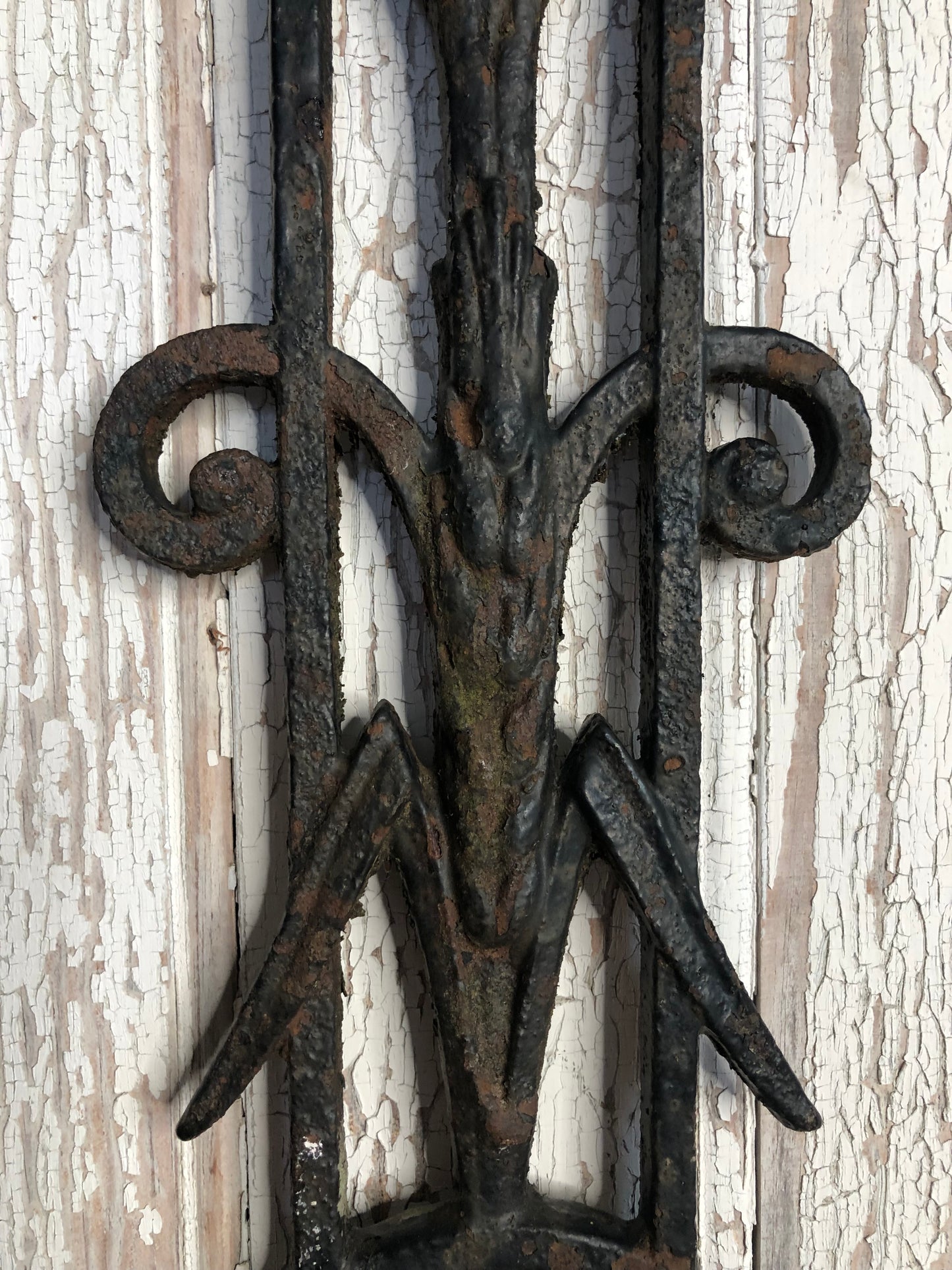 French 19th Century Wrought Iron Cross