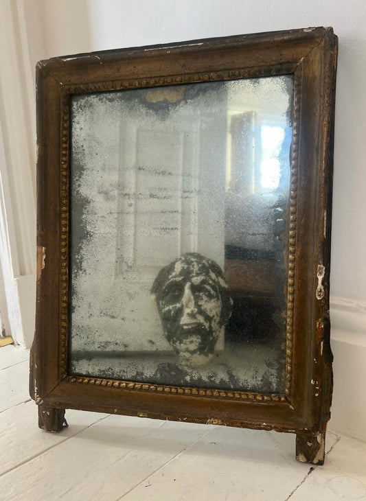 Beautiful 19th Century French Foxed Mirror