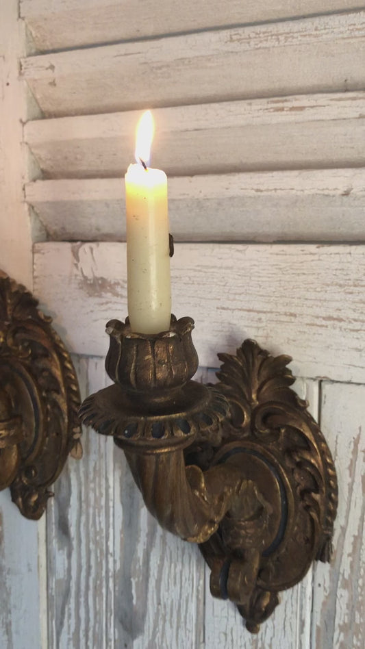 Pair of French Candle sconces